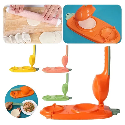 Kitchen Utensil for DIY Dumpling Mold and Dough Pressing