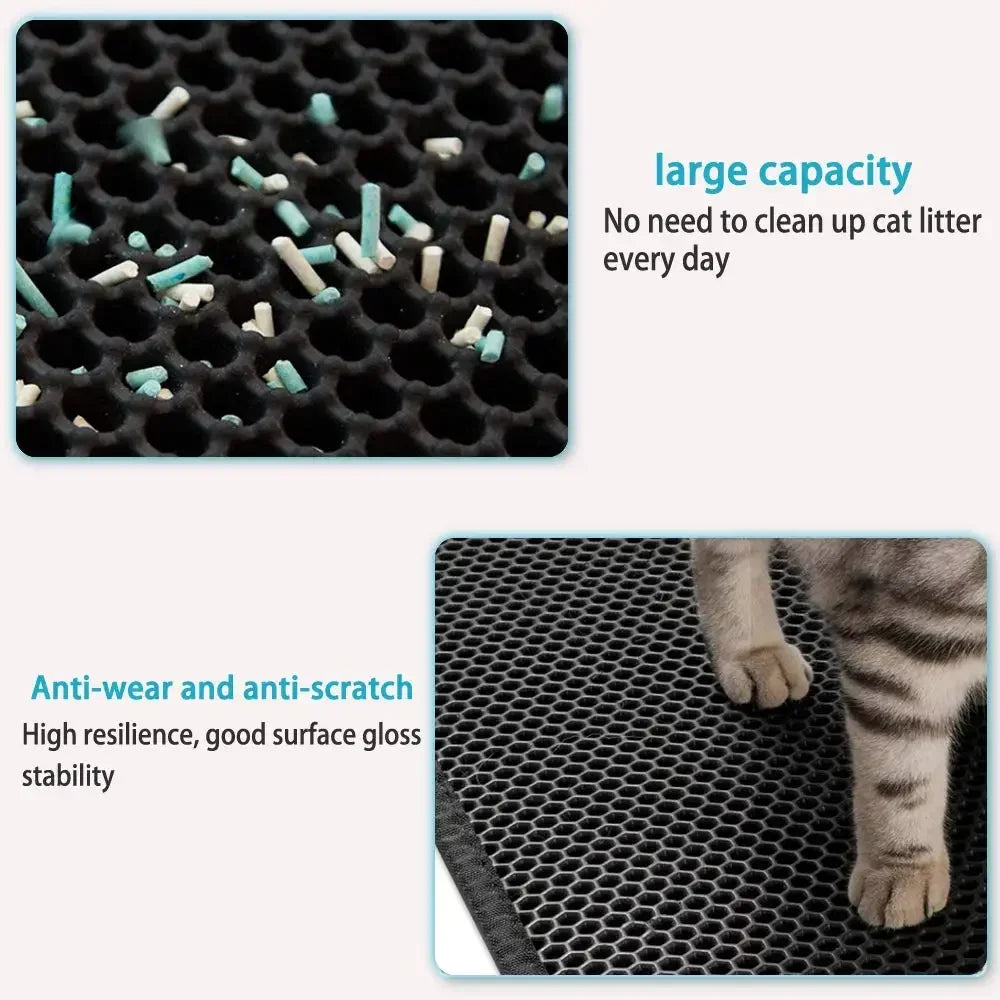 Waterproof Double-Layer Cat Litter Mat