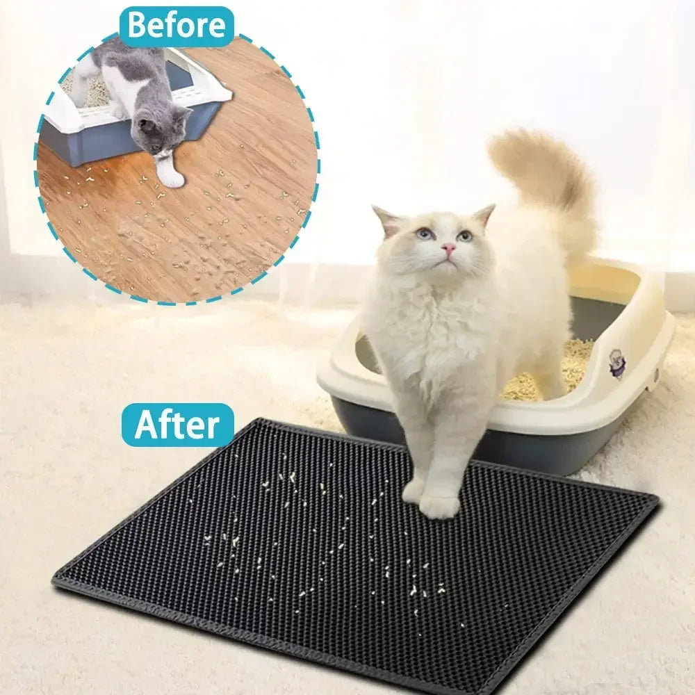 Waterproof Double-Layer Cat Litter Mat