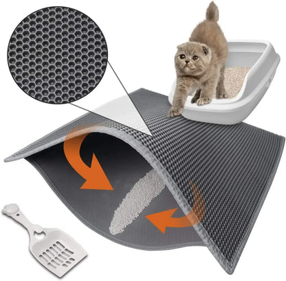 Waterproof Double-Layer Cat Litter Mat