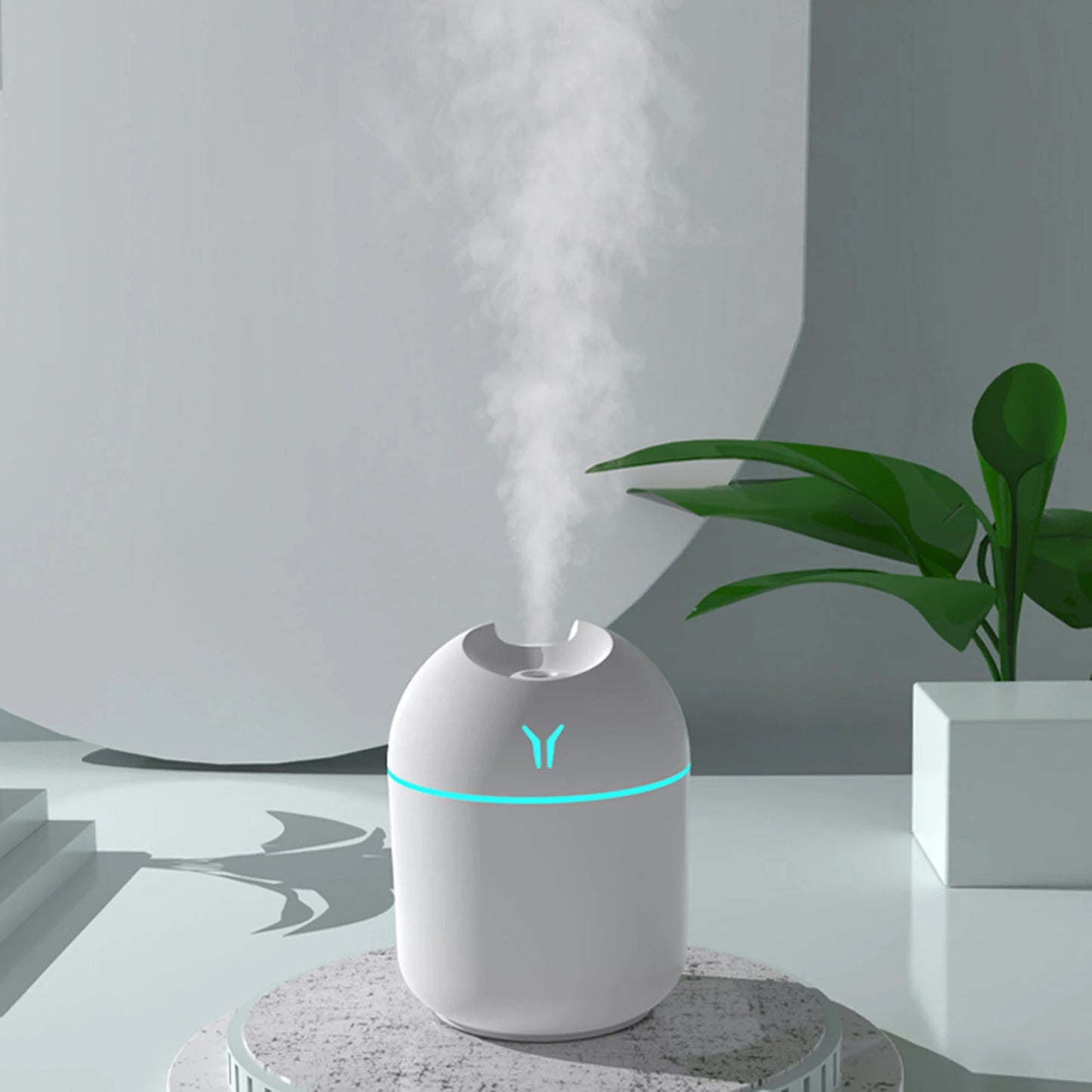 Anti Gravity Ultrasonic Bubble Humidifier & Diffuser, USB Mini Mist Sprayer