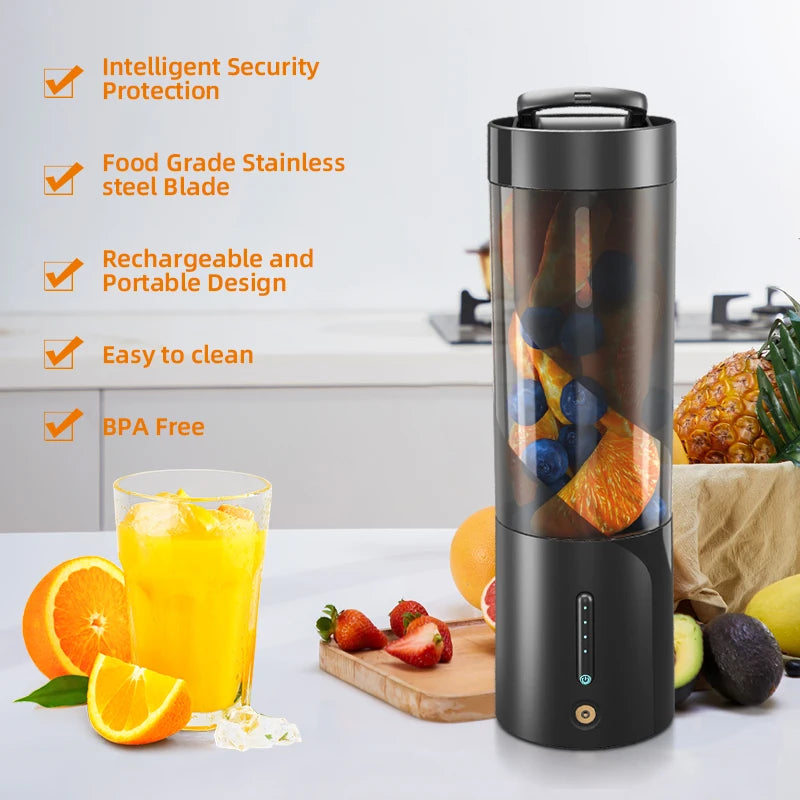 Compact Electric Blender for Smoothies and Juices