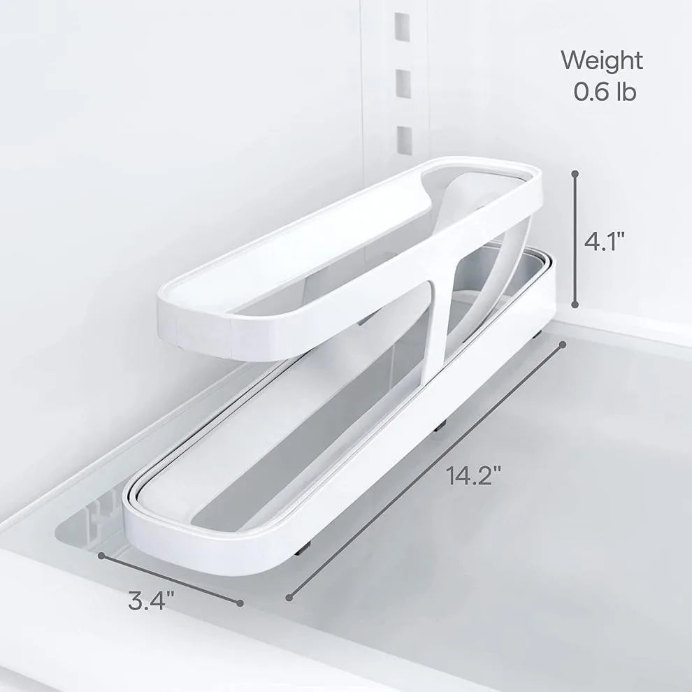 Fridge Egg Dispenser with Automatic Rolling Rack