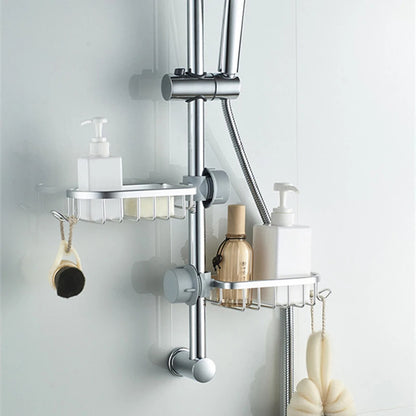 Multi-Functional Aluminum Sink Organizer Rack