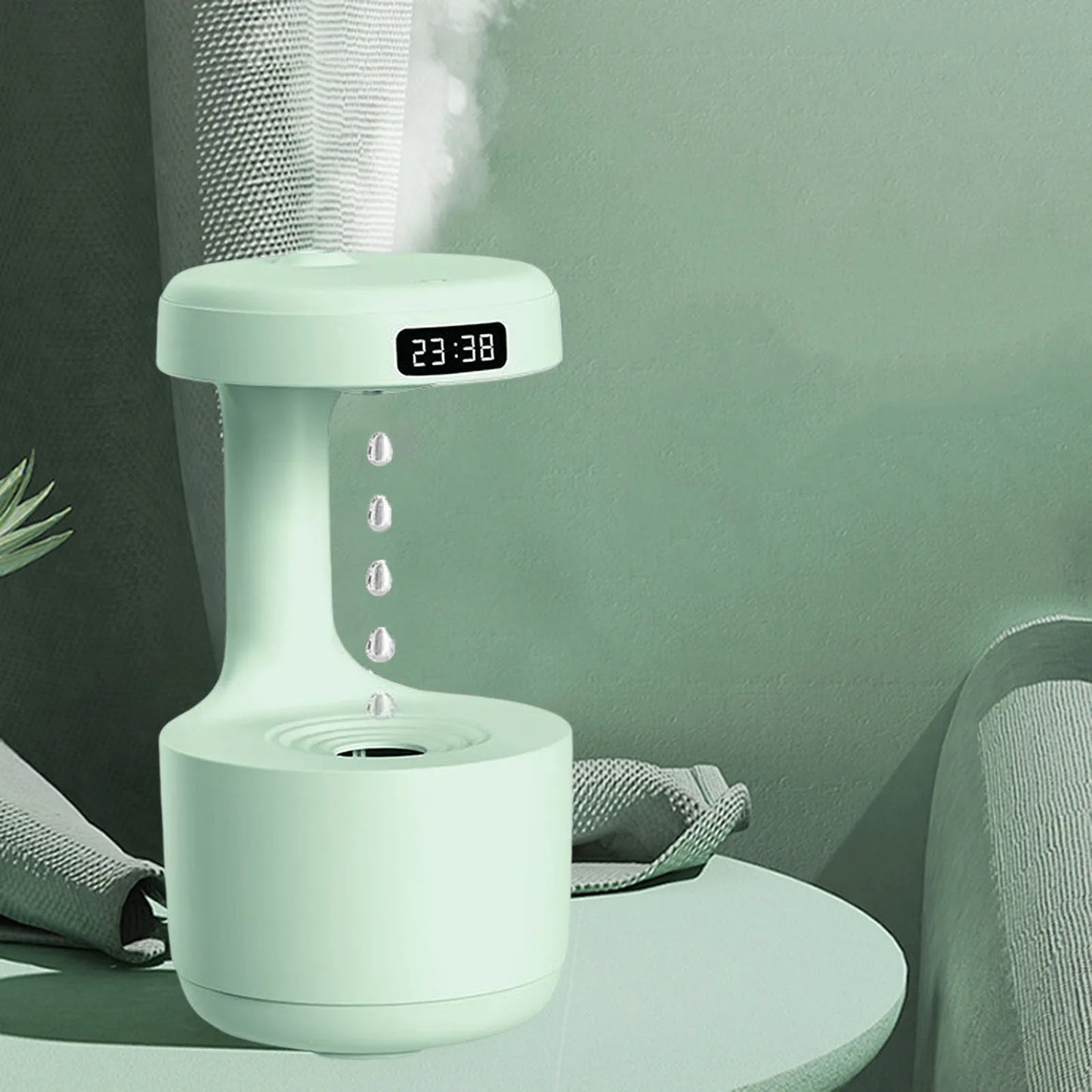 Anti Gravity Ultrasonic Bubble Humidifier & Diffuser, USB Mini Mist Sprayer